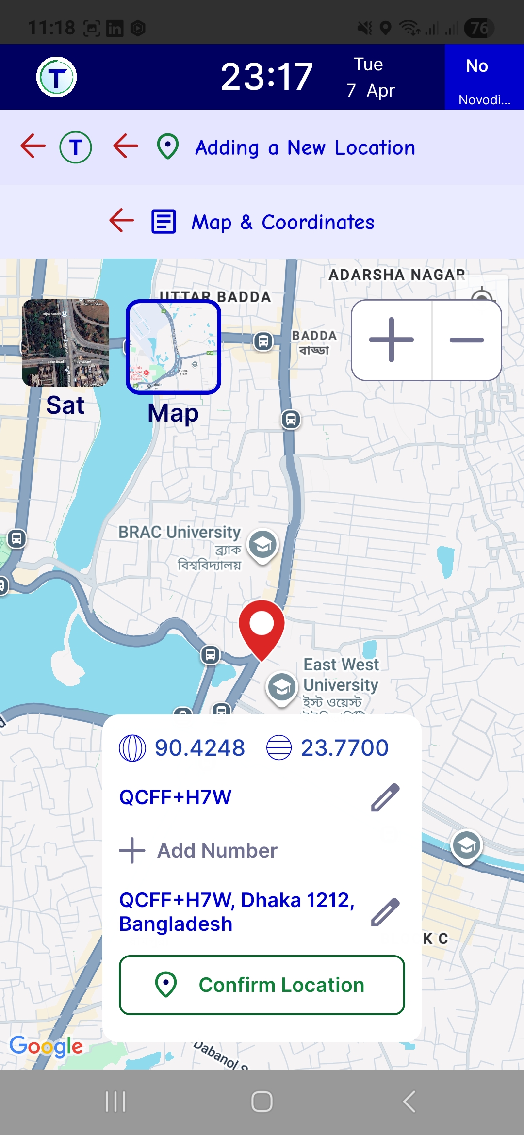 TaskaTask live map